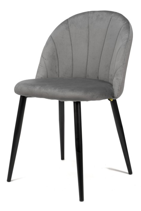 krzesło muszelka szare