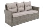 Zestaw ogrodowy dla 7 osób MONAKO | Technorattan | Szary | Poduszki szare-13