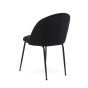 Krzesło tapicerowane DC-2139 czarny welur noga czarna | OUTLET-6