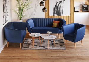 Zestaw wypoczynkowy do salonu dla 6 osób PAS