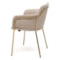 Krzesło C-900A | Welur | Beżowy | OUTLET-11