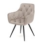 Krzesło obrotowe DC-0084-3 | welur | Ciemny Beż | OUTLET-3