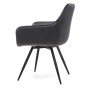 Krzesło obrotowe DC-0084-6 | welur | Szary | OUTLET-5
