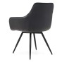 Krzesło obrotowe DC-0084-6 | welur | Szary | OUTLET-6