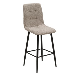 Hoker DC-6401 ciemny beż boucle, czarne nogi | OUTLET