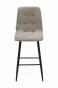 Hoker DC-6401 ciemny beż boucle, czarne nogi | OUTLET-2