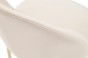 Krzesło tapicerowane DC-2139 beżowy welur noga złota | OUTLET-12