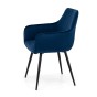 Krzesło tapicerowane DC-0084-2 niebieskie | OUTLET-4