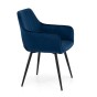 Krzesło tapicerowane DC-0084-2 niebieskie | OUTLET-10
