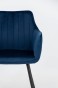 Krzesło tapicerowane DC-0084-2 niebieskie | OUTLET-12