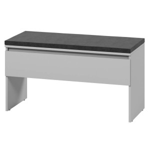 Szafka na buty z siedziskiem SIMPLY SM-03 1K | Szary