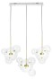 MOOSEE lampa wisząca CAPRI LINE 3 złota   - 180 LED, aluminium, szkło