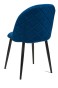 KRZESŁO TAPICEROWANE 833-2 NIEBIESKI WELUR | OUTLET-5