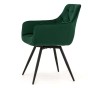 Krzesło obrotowe DC-0084-3 | welur | zielone | OUTLET-4