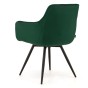 Krzesło obrotowe DC-0084-3 | welur | zielone | OUTLET-6