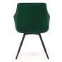 Krzesło obrotowe DC-0084-3 | welur | zielone | OUTLET-7