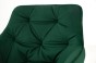 Krzesło obrotowe DC-0084-3 | welur | zielone | OUTLET-8