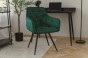 Krzesło obrotowe DC-0084-3 | welur | zielone | OUTLET-12