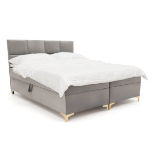 Łóżko Kontynentalne ASTRAL | 180x200 | Kolor do wyboru | złote nogi  