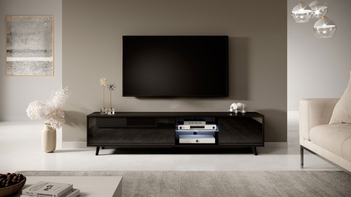 LUNA nowoczesna szafka rtv czarna led 175.jpg