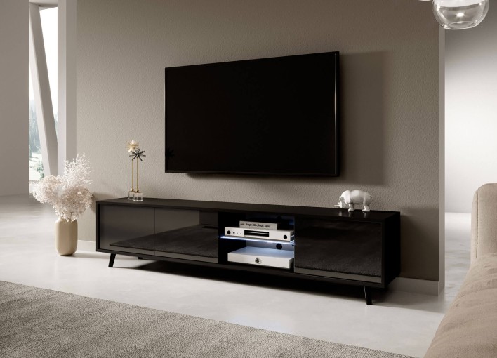 LUNA szafka do salonu czarna led 175cm.jpg