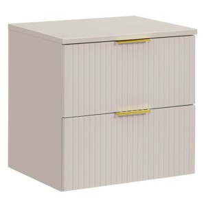 Zestaw meblowy 60cm z blatem |  Kolekcja ADEL CASHMERE | Kaszmirowy Mat 