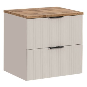 Zestaw meblowy 60cm z blatem |  Kolekcja ADEL CASHMERE | Dąb Wotan, Kaszmirowy Mat