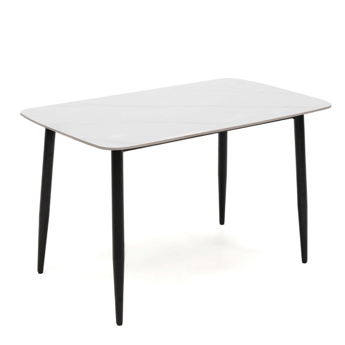 Stół ceramiczny LORIS 120CM Biały + 4 Krzesła | DC-1916 | Szary - 3