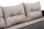  Zestaw mebli ogrodowych dla 7 osób MARSYLIA BIG | Technorattan | Brązowy | Poduszki szare 03 | OUTLET-17