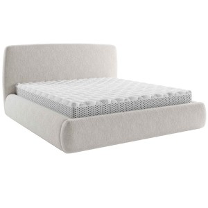 Łóżko tapicerowane z pojemnikiem i stelażem DIUN 160x200 | Kolor do wyboru