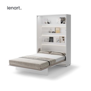 Półkotapczan Lenart BED CONCEPT BC-01 pionowy 140 biały połysk