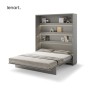 Półkotapczan Lenart BED CONCEPT BC-13 pionowy 180 szary-1