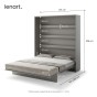 Półkotapczan Lenart BED CONCEPT BC-13 pionowy 180 szary-7