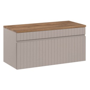 Zestaw meblowy 80cm z blatem | Kolekcja Iconic Cashmere | Kaszmirowy Mat, Dąb Coast Evoke