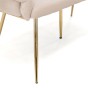 Sofa glamour BALLOON | Welur | Beż #5 | DC-KT9118-9