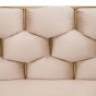 Sofa glamour BALLOON | Welur | Beż #5 | DC-KT9118-10