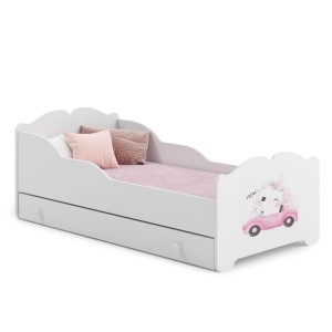 Łóżko dziecięce ANNA z szufladą 80x160 Kot