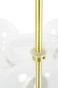 MOOSEE Lampa wisząca CAPRI DISC 5 złota   - 300 LED, aluminium, szkło