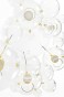 MOOSEE Lampa wisząca CAPRI DISC 5 złota   - 300 LED, aluminium, szkło