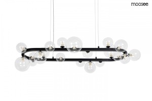MOOSEE lampa wisząca ALURE OVAL 120       czarna
