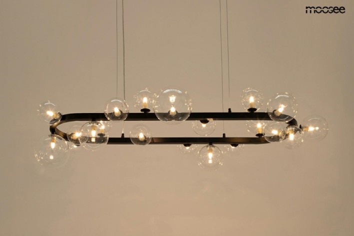MOOSEE lampa wisząca ALURE OVAL 120       czarna