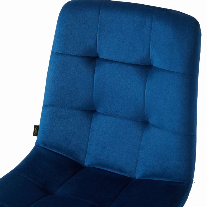 Krzesło granatowe oparcie