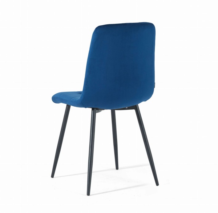 Krzesło granatowe tył