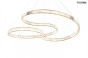 MOOSEE lampa wisząca WAVE 160A złota