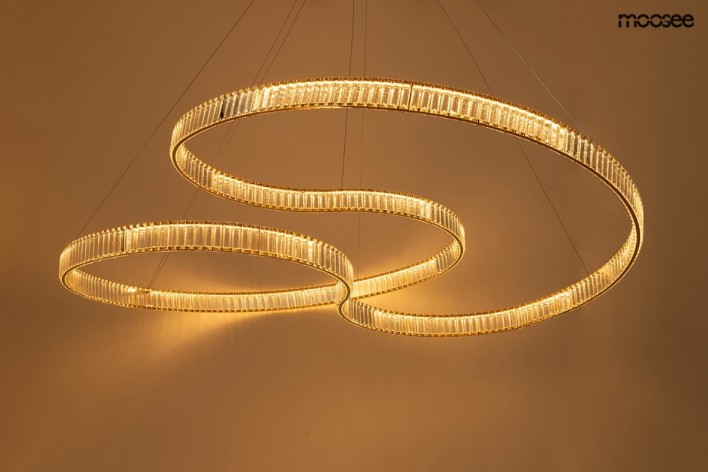 MOOSEE lampa wisząca WAVE 160A złota