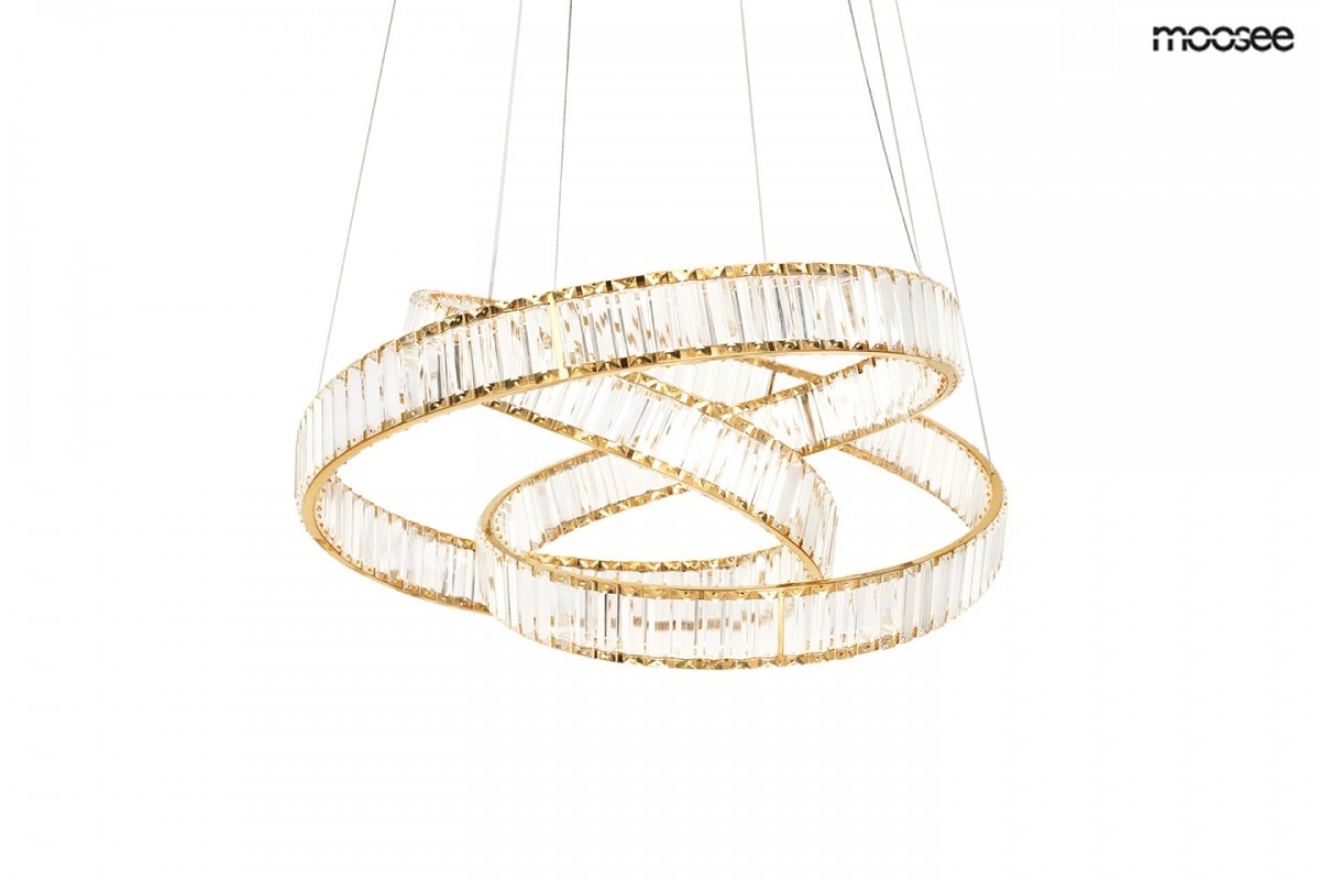 MOOSEE lampa wisząca WAVE 80 złota