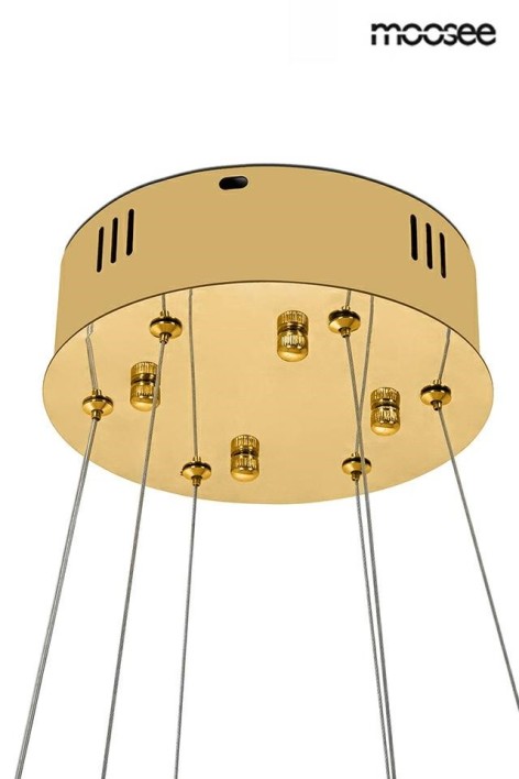 MOOSEE lampa wisząca WAVE 80 złota