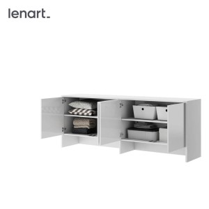 BED CONCEPT BC-10p - nadstawka do BC-05 - biały połysk