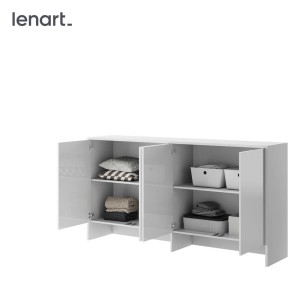 BED CONCEPT BC-11p - nadstawka do BC-06 - biały połysk