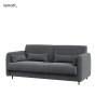 BED CONCEPT BC-18 - Sofa 140 do BC-01 - grafit ART 82630 / front biały-1